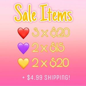 SALE ITEMS! BUNDLE TO SAVE 💖